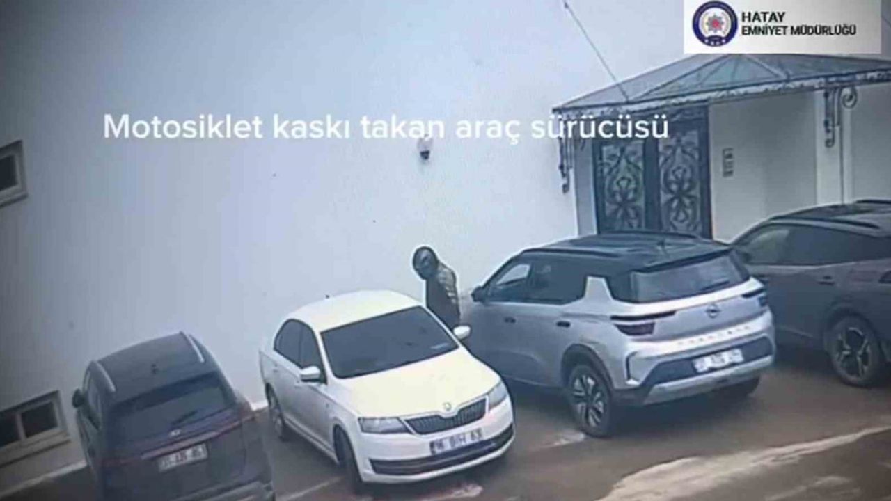 Hatay'da 1 milyon 800 bin TL'lik ziynet eşyası hırsızlığı: Kasklı şüpheli polis takibiyle yakalandı