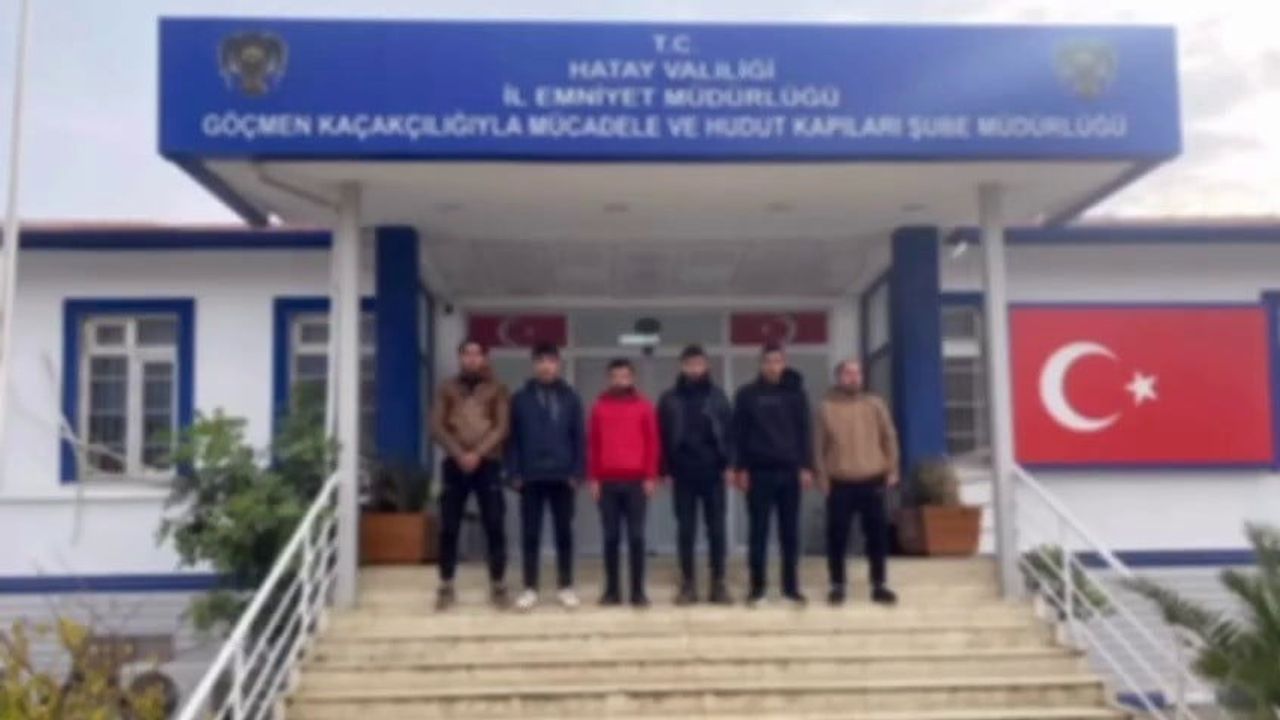 Hatay’da Antakya-Belen yolunda 6 kaçak göçmen yakalandı, 1 kişi tutuklandı