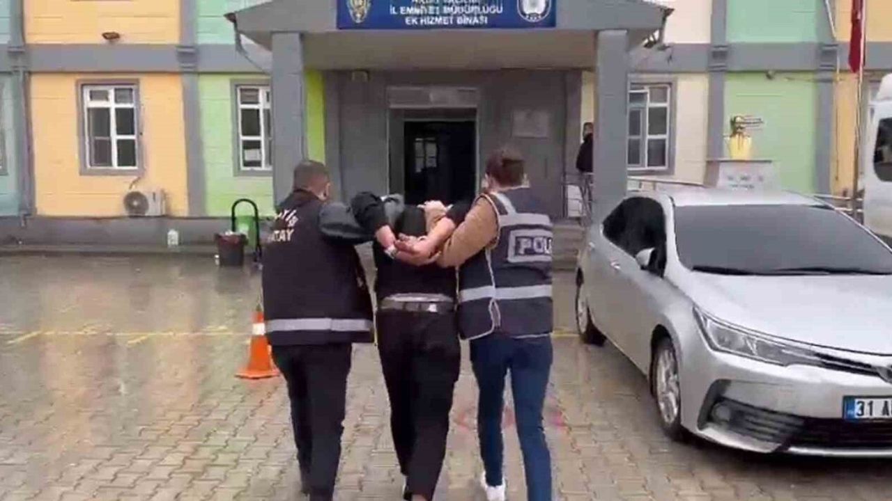 Hatay'da kesinleşmiş 16 yıl 8 ay hapis cezası bulunan İ.E.H. tutuklandı