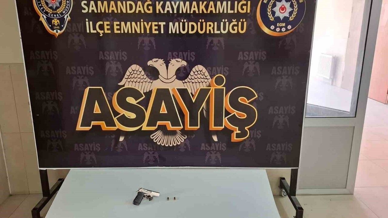Hatay Samandağ’da silahla çevreyi rahatsız eden şüpheli, yaklaşık 100 kamerayla tespit edilip yakalandı