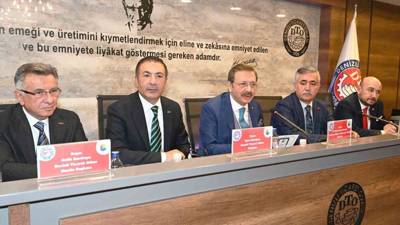 Hisarcıklıoğlu: Denizli Ticaret Odası projeci örnek; Erdoğan kısa çalışma ödeneği ve finansal taleplerini iletti
