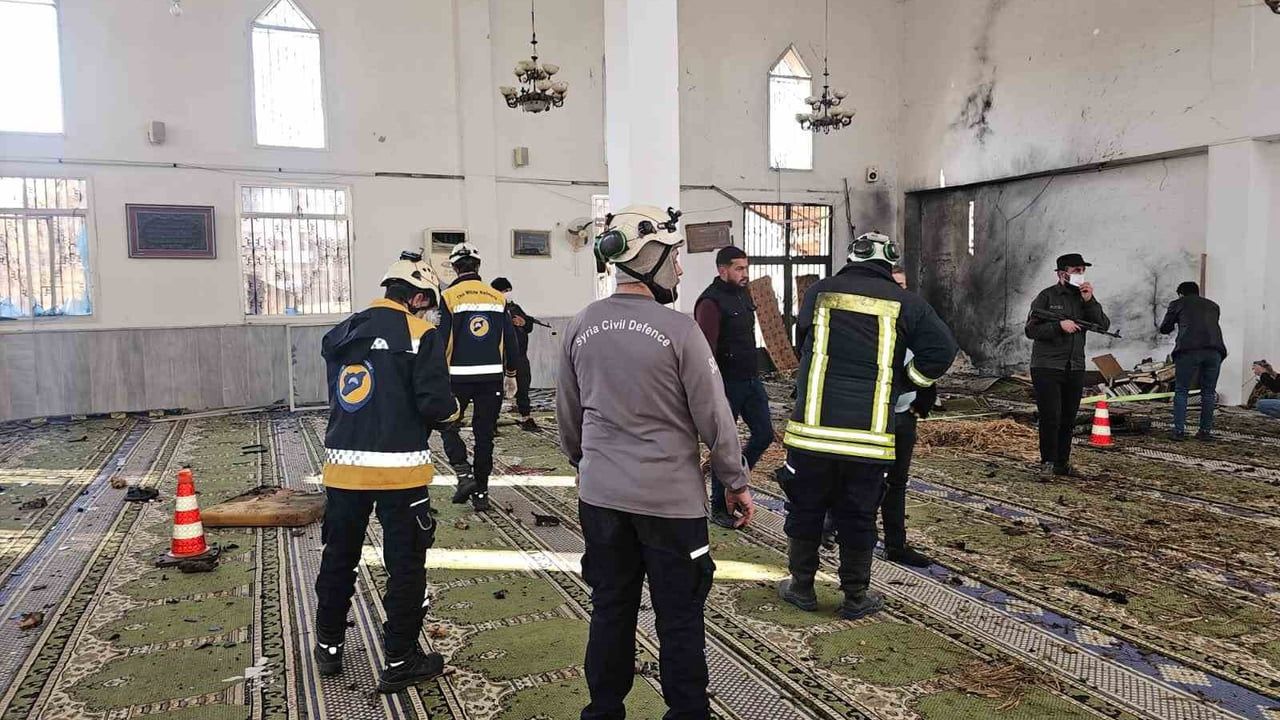 Humus’ta İmam Ali bin Ebu Talib Camii'ndeki patlamada can kaybı 8'e yükseldi