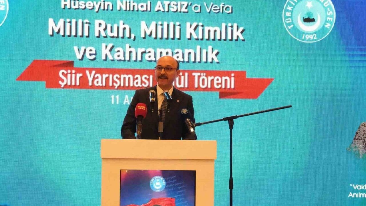Hüseyin Nihal Atsız Anısına Düzenlenen 'Milli Ruh, Milli Kimlik ve Kahramanlık' Şiir Yarışmasının Ödül Töreni Yapıldı