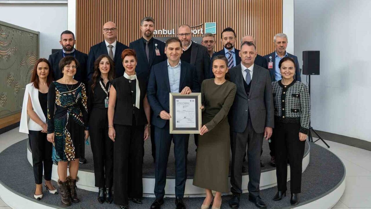 İGA İstanbul Havalimanı ISO 22301 İş Sürekliliği Yönetim Sistemi Sertifikası Aldı