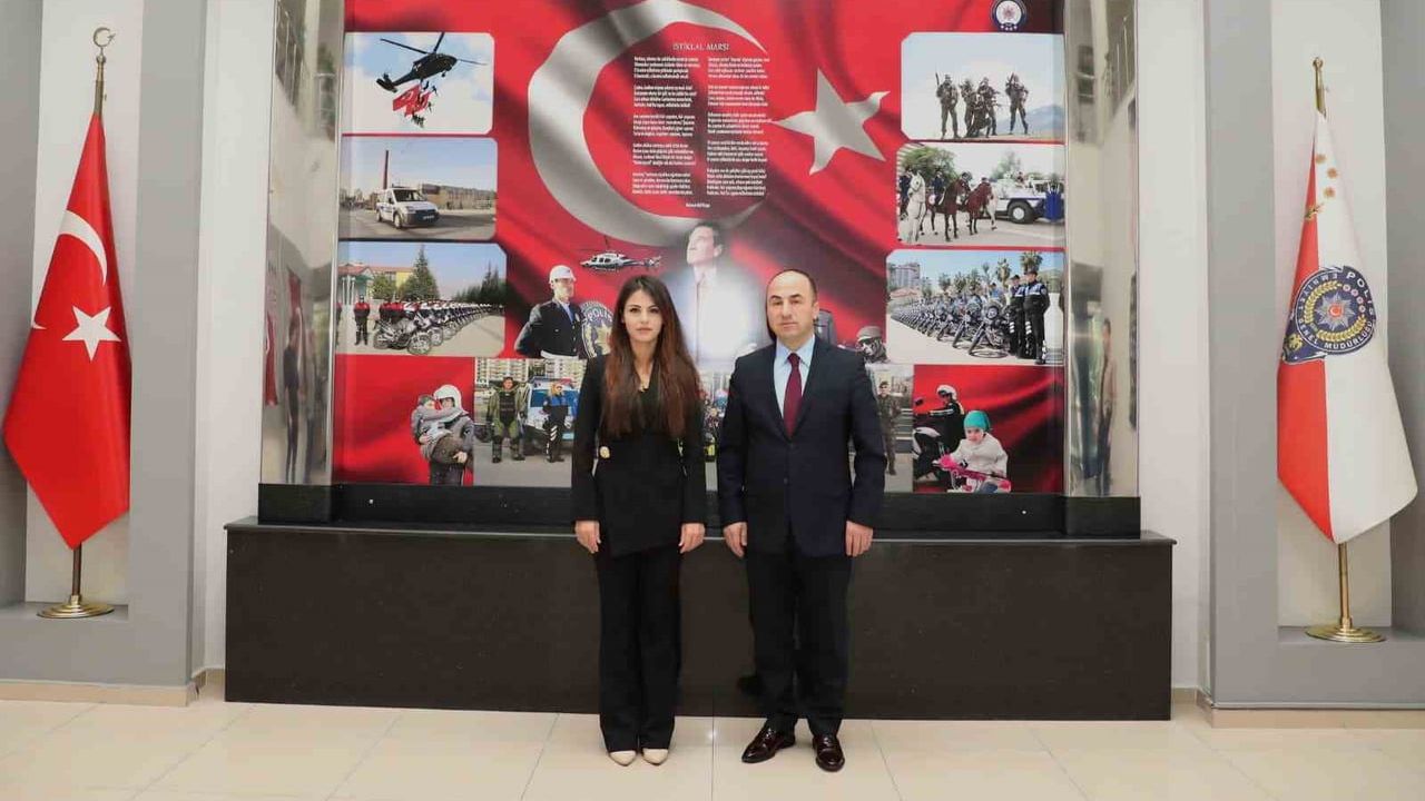 İnönü Cumhuriyet Savcısı Nuray Dağdeviren, Eskişehir İl Emniyet Müdürü Tolga Yılmaz'ı Makamında Ziyaret Etti