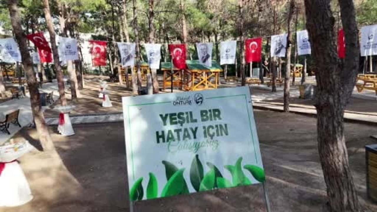 İskenderun'a nefes: 15 bin metrekare Orman Parkı açıldı