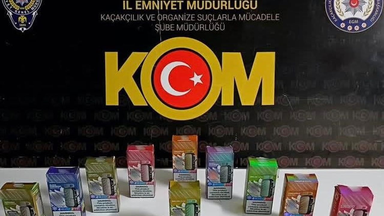 Isparta’da yılbaşı denetimlerinde kaçak içki ve elektronik sigara ele geçirildi