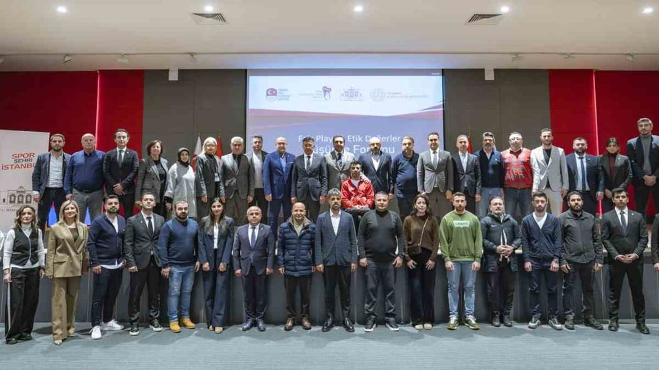 İstanbul'da Fair Play ve Etik Değerler Düşünce Forumu Olimpiyatevi'nde düzenlendi