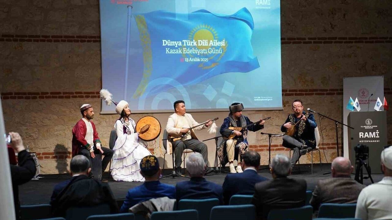 İstanbul'da Kazak Edebiyatı Etkinlikleri Rami Kütüphanesi'nde