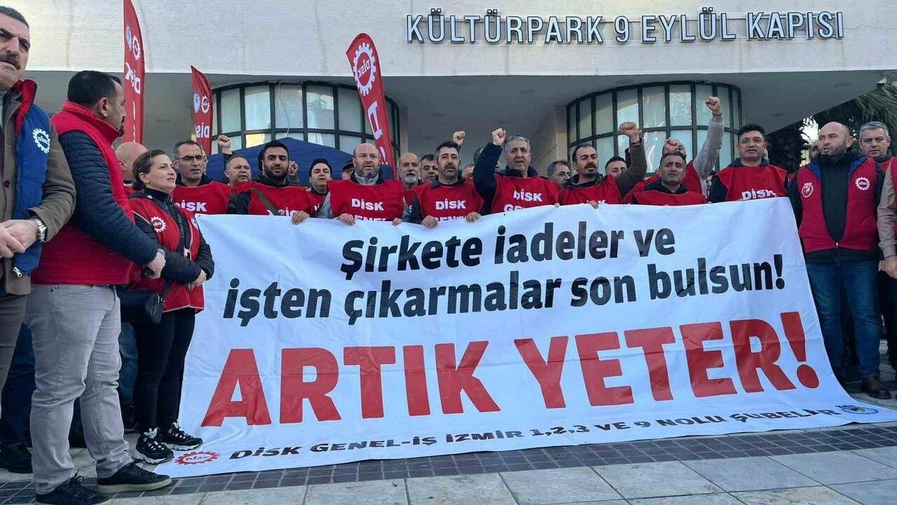 İzmir Büyükşehir işçileri eylemi: 350 kişi işe alınana kadar mücadele sürecek