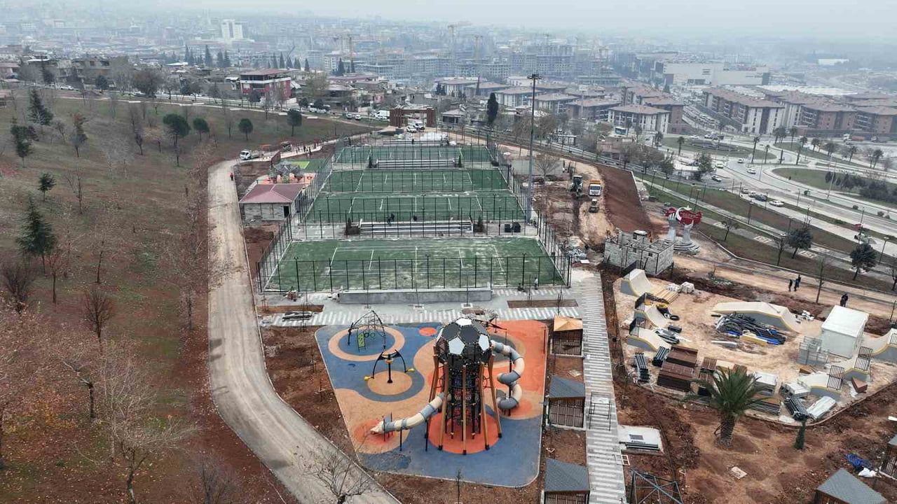 Kahramanmaraş’ta 15 Temmuz Spor Vadisi hizmete hazırlanıyor