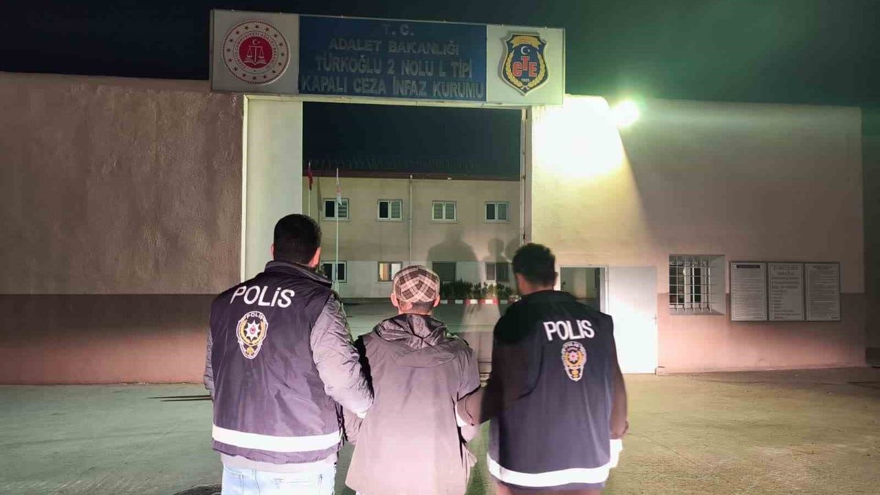 Kahramanmaraş'ta 88 yıl hapis cezası bulunan kişi yakalandı