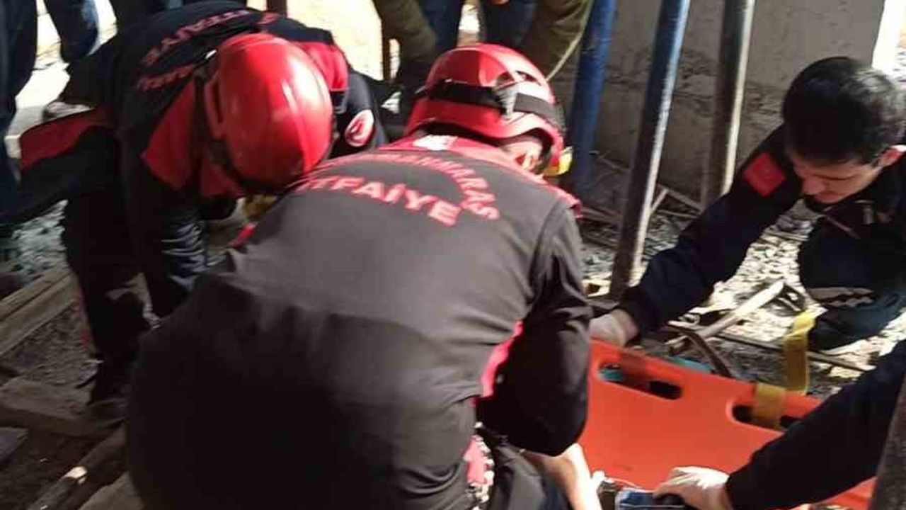 Kahramanmaraş’ta İnşaattan Düşen İşçi Yaralandı — Onikişubat Cumhuriyet Mahallesi