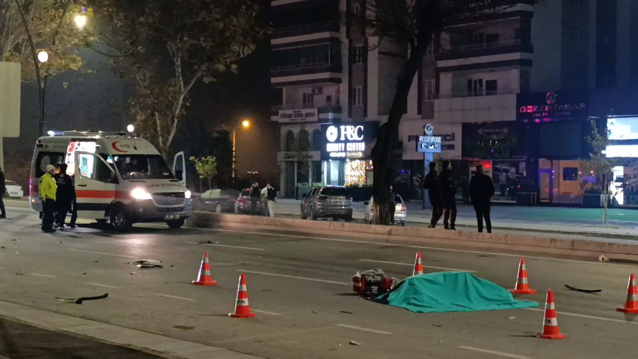 Kahramanmaraş’ta otomobilin motosiklete çarpması: 1 ölü, 1 ağır yaralı