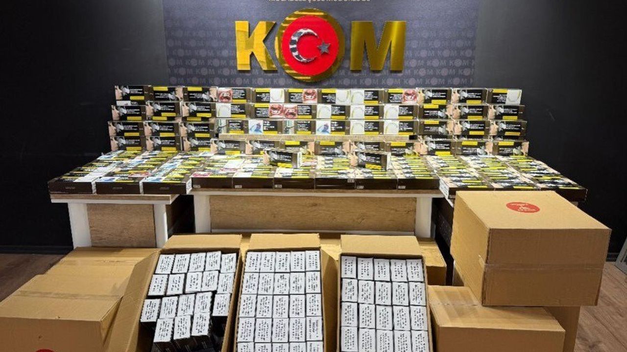 Kahramanmaraş’ta tarihi eser, makaron ve cep telefonu kaçakçılığı: 4 şüpheli gözaltında