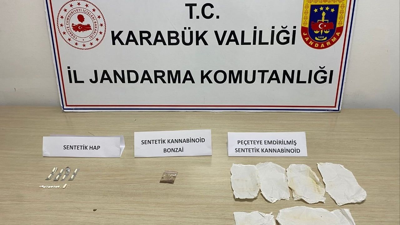Karabük'te jandarmadan uyuşturucu operasyonu: 2 kişi gözaltına alındı