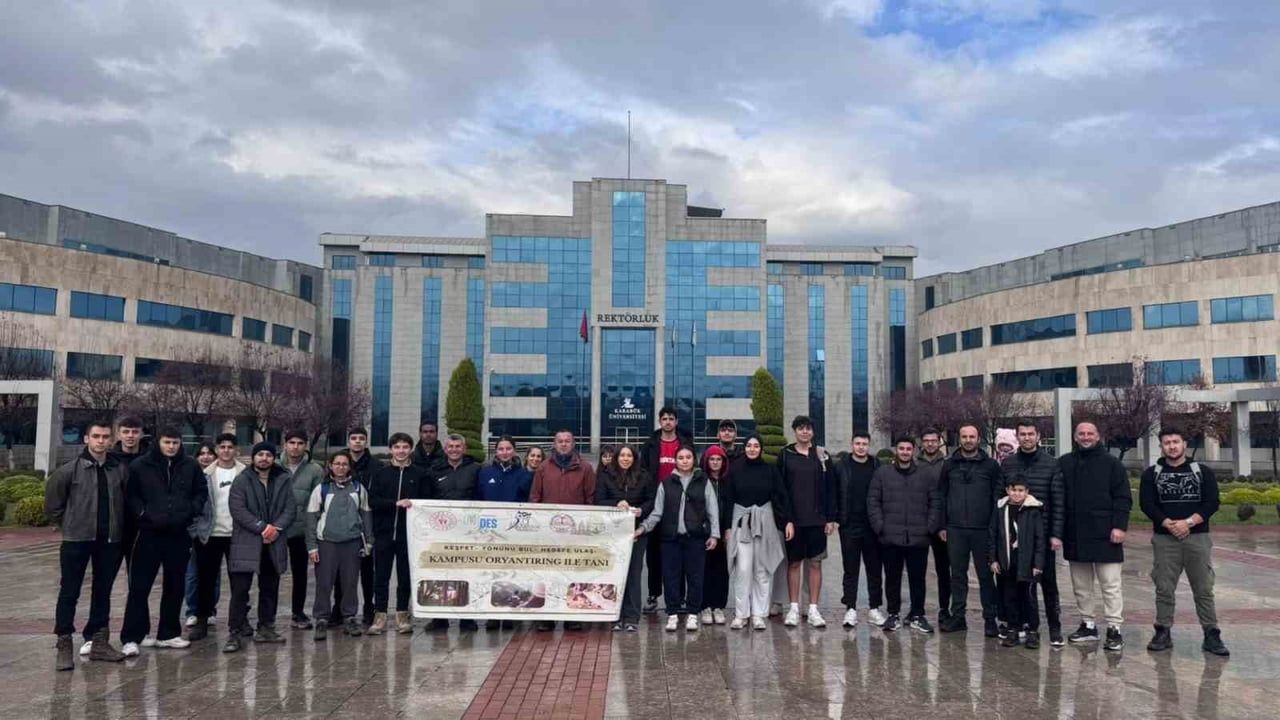 Karabük Üniversitesi'nde Uluslararası Standartlarda Oryantiring Haritası Hazırlandı