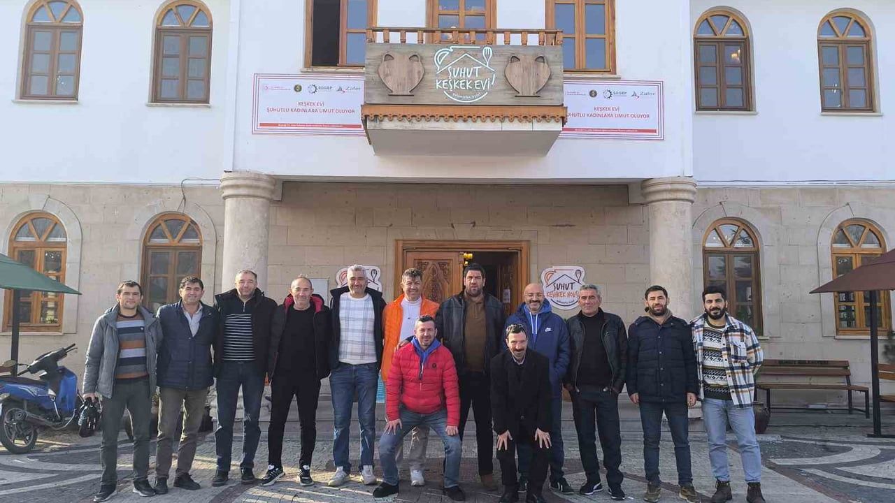 Karahisar Masterler Derneği üyeleri Şuhut'ta kahvaltıda buluştu