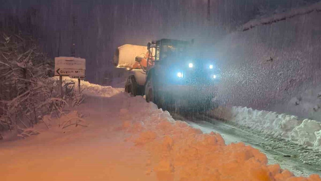 Kastamonu'da kapalı köy yolu sayısı 616'ya düştü