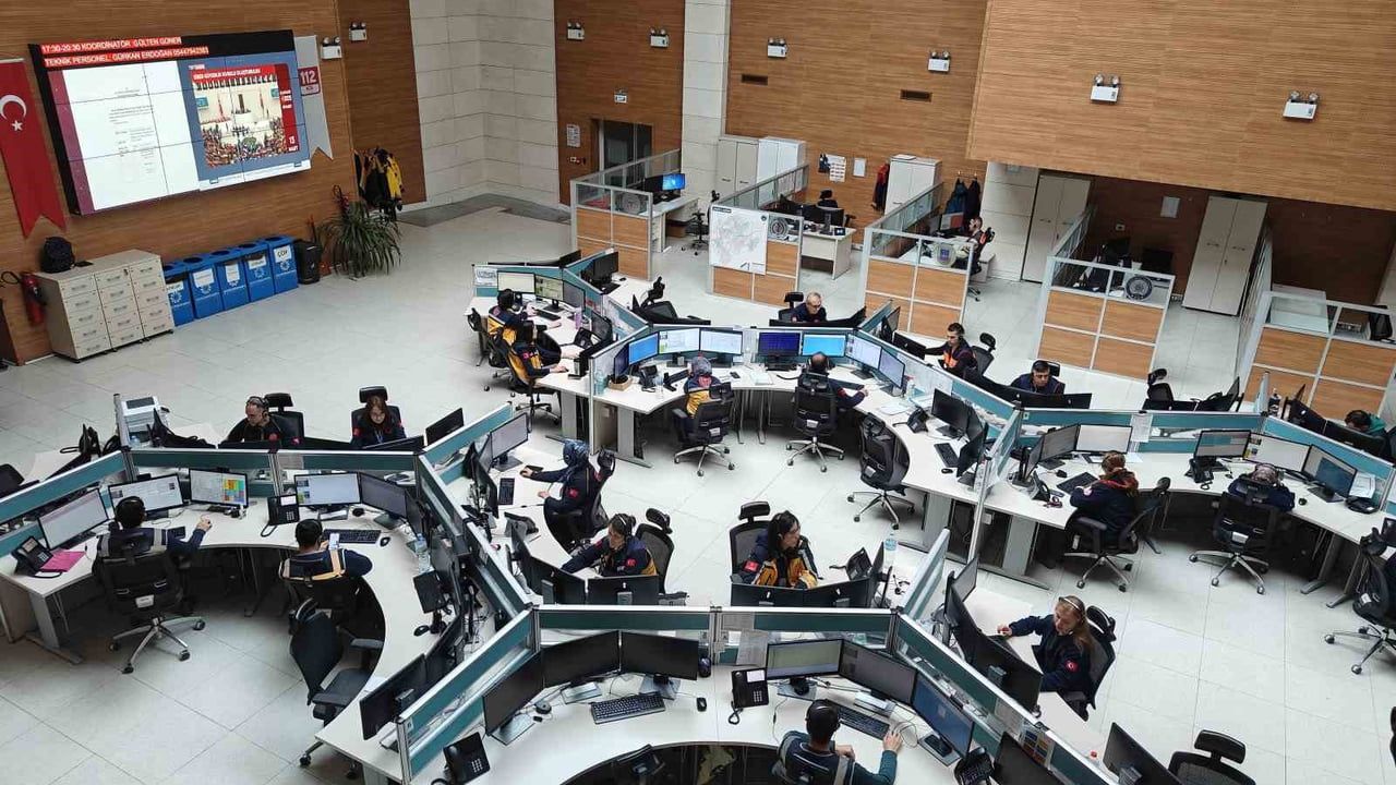 Kayseri 112 Acil Çağrı Merkezi 2025'te 1 milyon 500 bin çağrıya cevap verdi