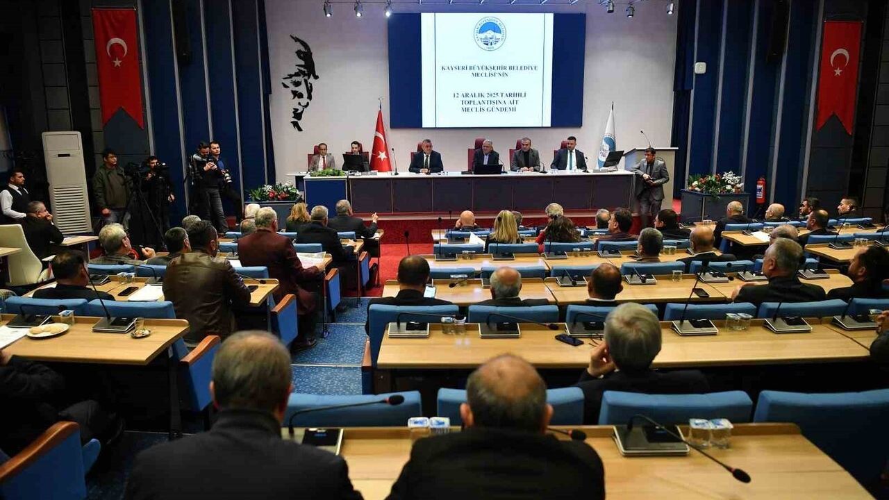 Kayseri Büyükşehir 2025 Aralık Meclis Toplantısında 28 Gündem Maddesini Karara Bağladı