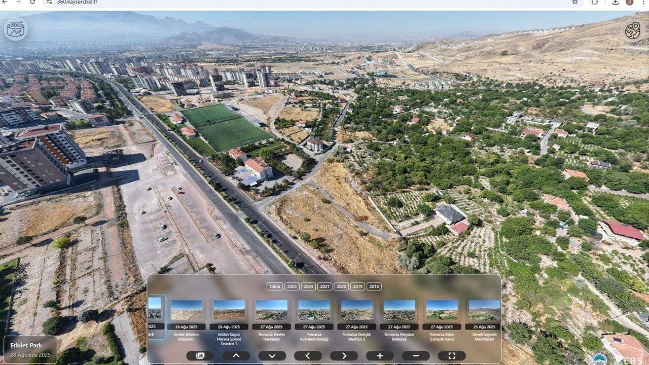 Kayseri Büyükşehir’den tamamen yerli '360 Kayseri' dijital gezi platformu