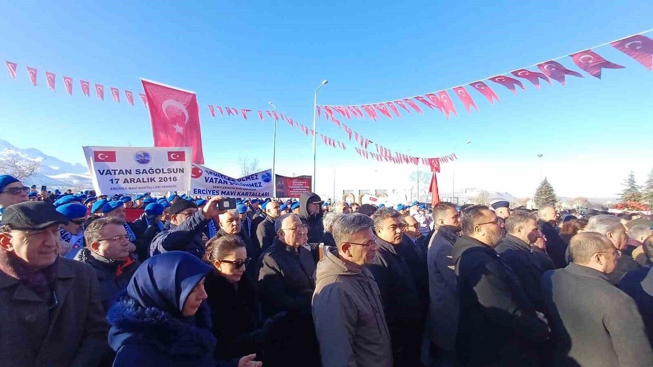 Kayseri'de 17 Aralık 2016 Saldırısının 9. Yıldönümü Anma Töreni