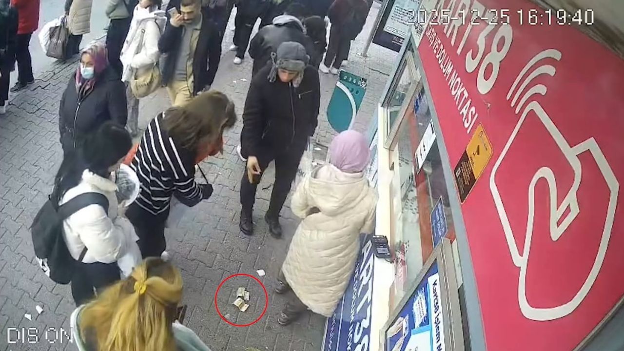 Kayseri'de Kart 38 noktasında düşürülen 250 Euro sahibine teslim edildi