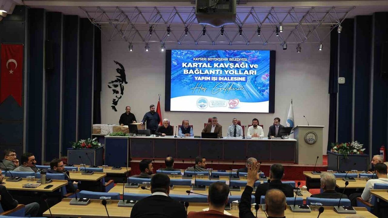 Kayseri'de Kartal Kavşağı ve Bağlantı Yolları Projesi yapım ihalesi tamamlandı