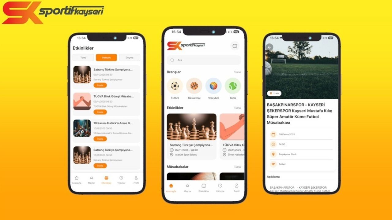 Kayseri’den sporun dijital adresi: Sportif Kayseri uygulaması genişletildi