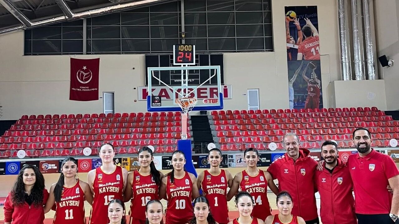 Kayseri U18 Kadınlar Basketbol Ligi tamamlandı: Melikgazi şampiyon, Kayseri Spor A.Ş. A Takımı ikinci