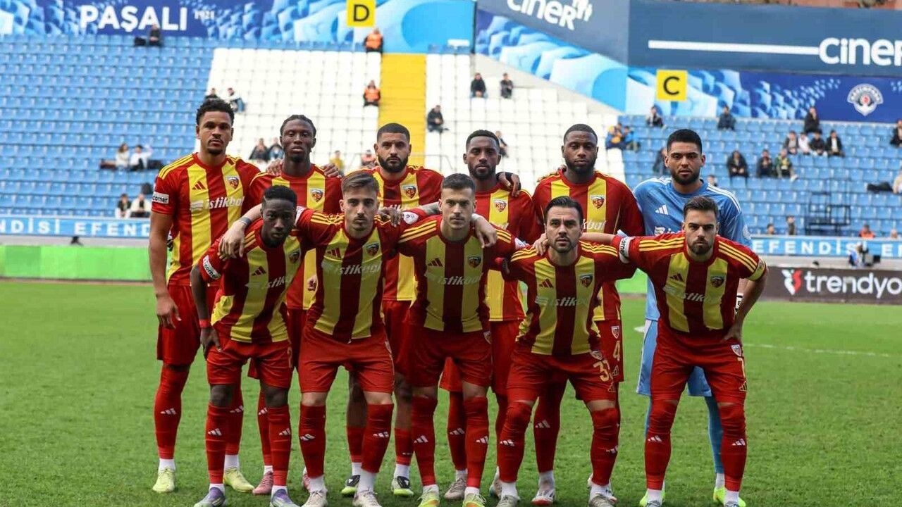 Kayserispor 15 haftada 13 puanla 17. sırada