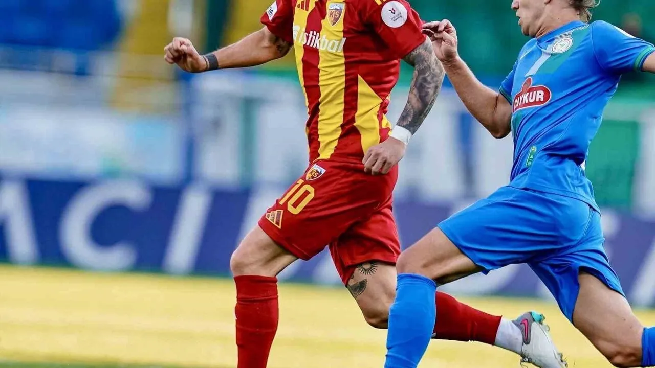 Kayserispor, Rizespor deplasmanında 1-0 kazanarak bu sezon ilk kez kalesini gole kapattı