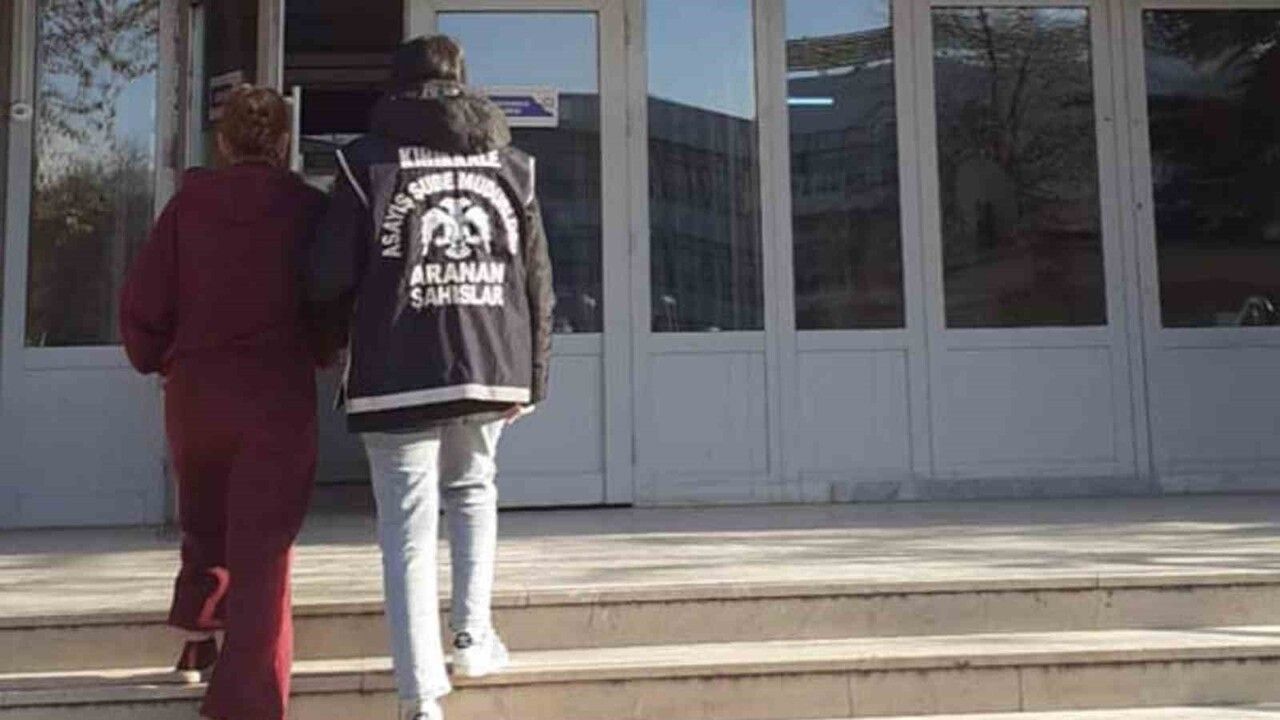 Kırıkkale'de 18 yıl 10 ay hapis cezası bulunan firari kadın yakalandı