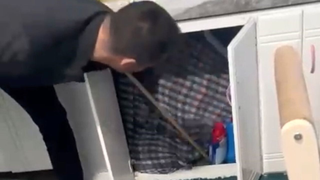 Kırıkkale'de hakkında kesinleşmiş cezası bulunan firari, mutfak dolabında yakalandı