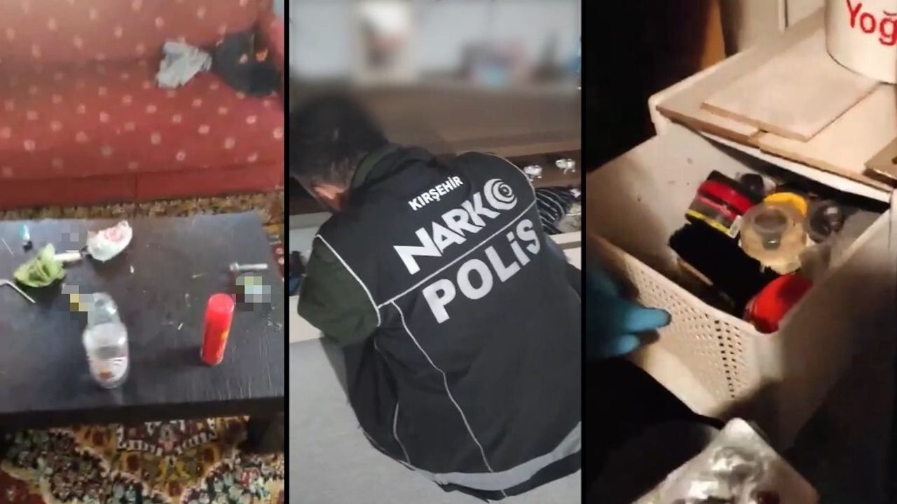 Kırşehir'de planlı narkotik operasyonu: 9 şüpheli yakalandı