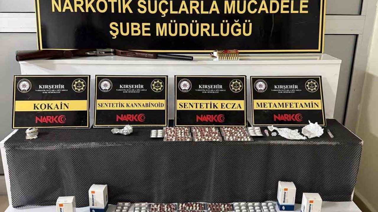 Kırşehir’de uyuşturucu operasyonu: 1 tutuklama