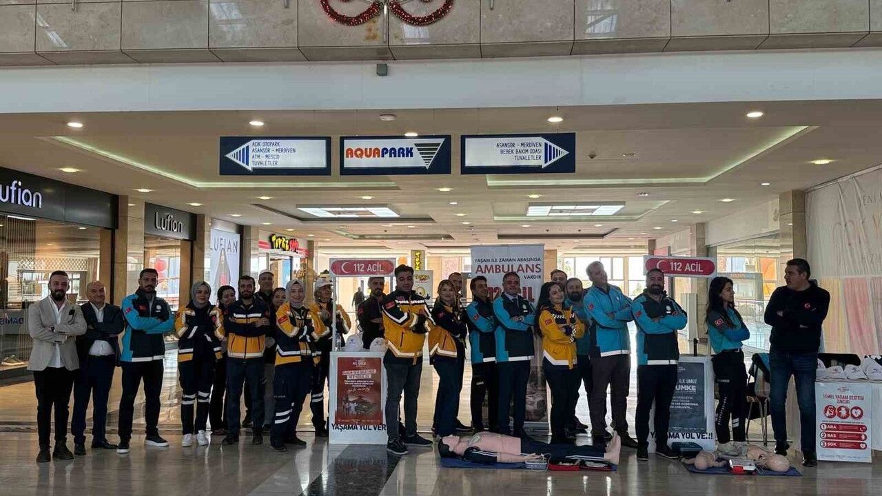 Kızıltepe’de Acil Sağlık Hizmetleri Haftası kapsamında bilgilendirme etkinliği