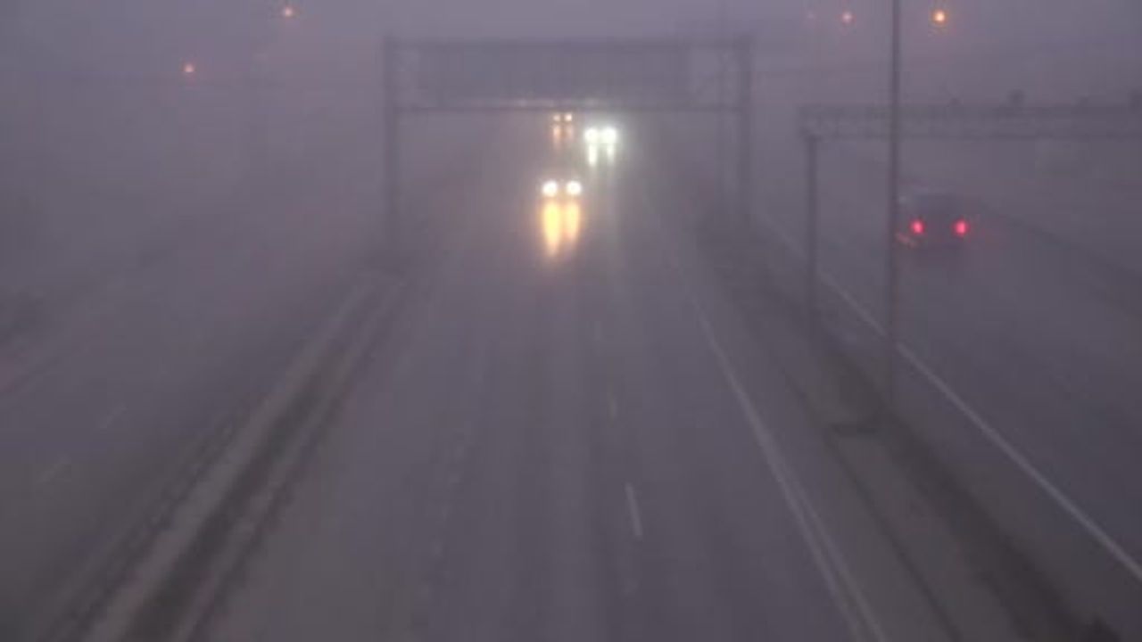 Kocaeli'de yoğun sis etkili oldu; görüş mesafesi 75 metreye düştü