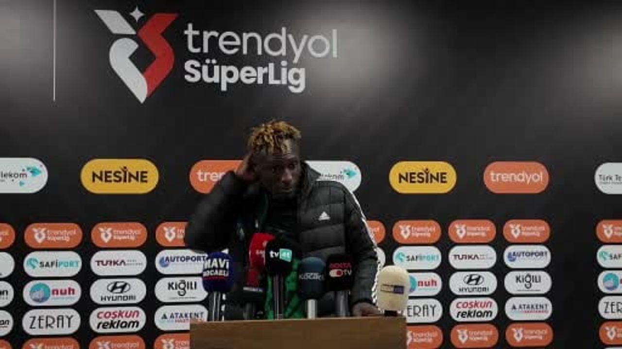 Kocaelisporlu Daniel Agyei: Yılı galibiyetle kapatmak güzel