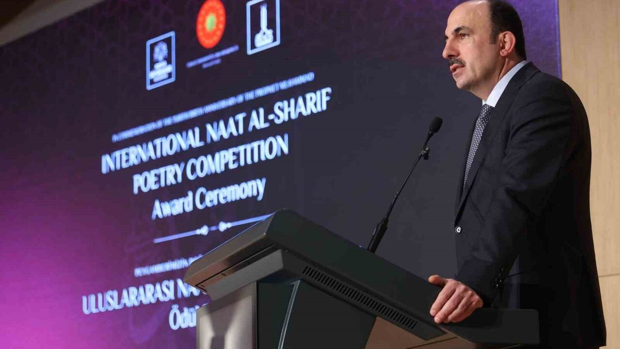 Konya'da Uluslararası Naat-ı Şerif Yarışması ödülleri verildi