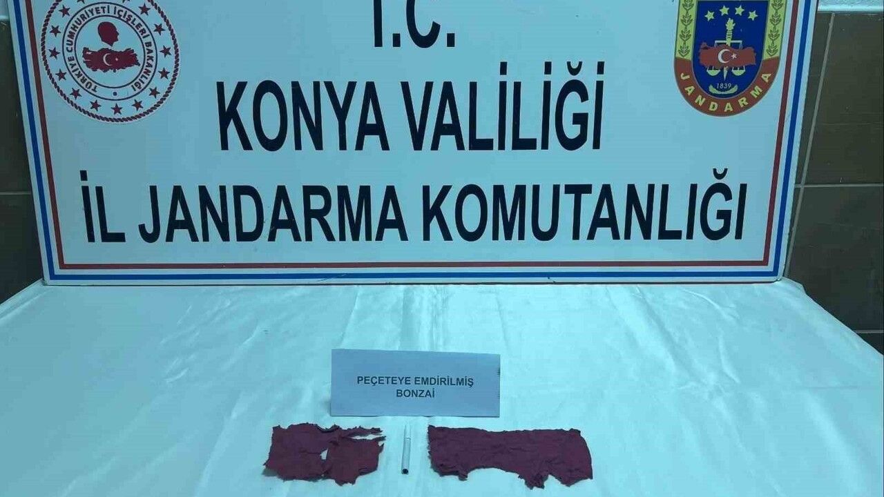 Konya Seydişehir’de Jandarma Operasyonu: 12 Aralık 2025’te Bin 50 İçimlik Sentetik Bonzai Ele Geçirildi