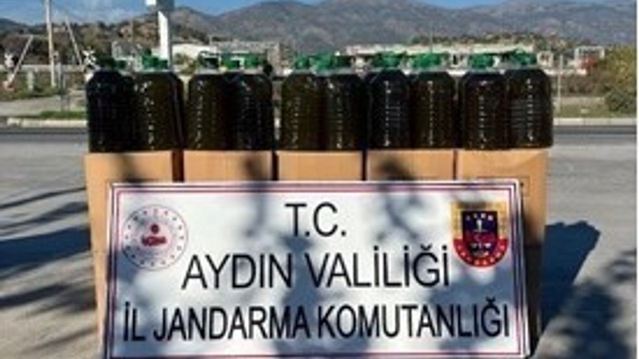 Köşk’te 500 kilogram sahte zeytinyağı ele geçirildi