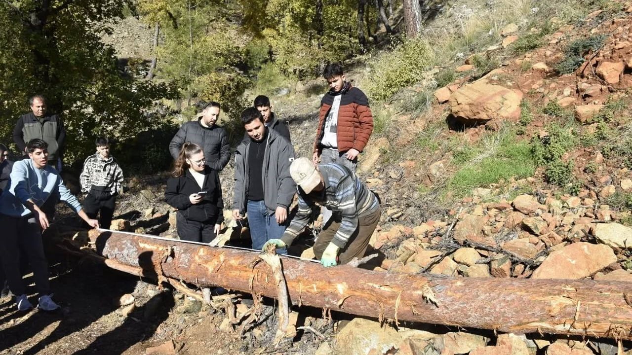 Köyceğiz’de Ormancılık Yüksekokulu Öğrencileri Uygulamalı Arazi Eğitimi Yaptı