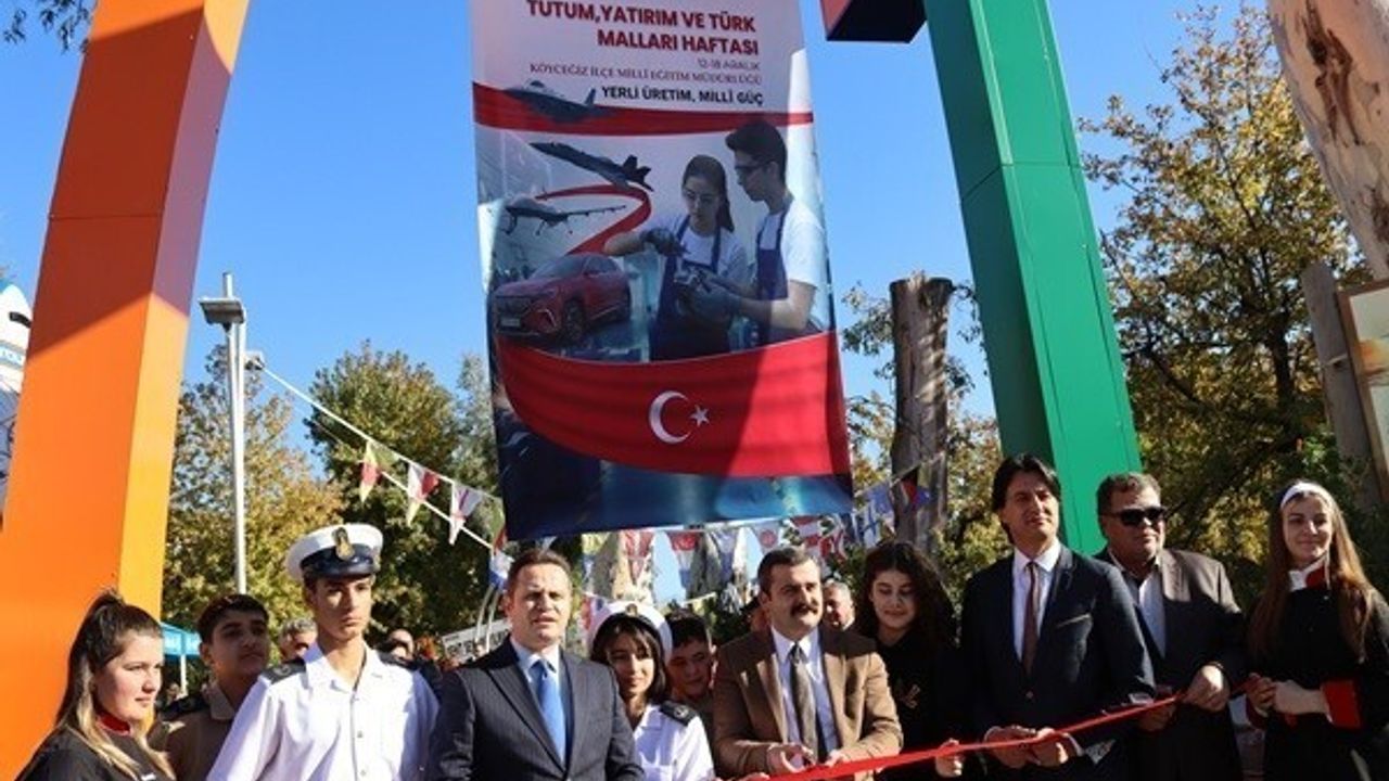 Köyceğiz'de Yerli Üretim, Milli Güç — Okulum Üretiyor, Ülkem Kazanıyor Sergisi Açıldı