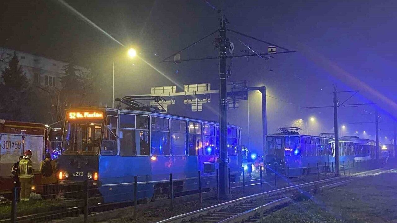 Krakow'da Bienczycka Caddesi'nde tramvay kazası: 35 yaralı, 2'si ağır