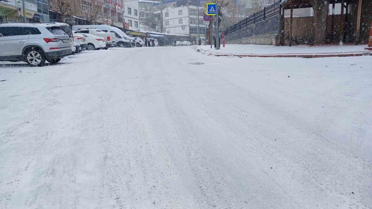 Kulp’ta Kar Yağışı Etkili: Yollar Kapandı, Okullar Tatil Edildi