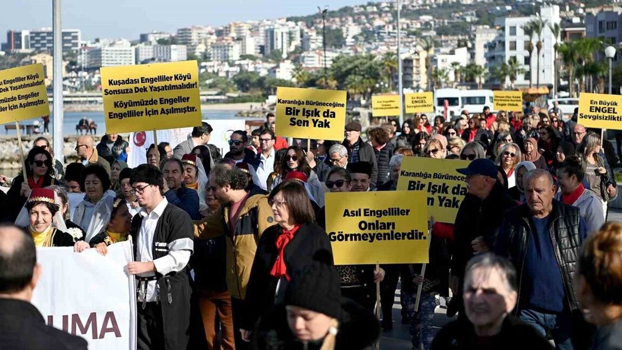 Kuşadası'nda 3 Aralık Dünya Engelliler Günü: Kortej, Çelenk ve Farkındalık Etkinlikleri