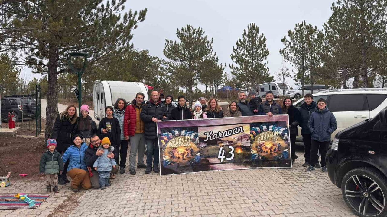 Kütahya Kamp ve Karavan Derneği Musaözü Göleti'nde İlk Buluşmasını Gerçekleştirdi