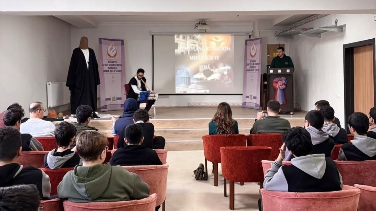 Kütahya Şehit Selim Cansız AİHL'de Mevlana Celaleddin-i Rumi'nin 752. Vuslat Yıldönümü Anıldı